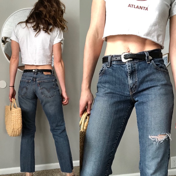 Levi’s 550 distressed cropped flare - Picture 6 of 15